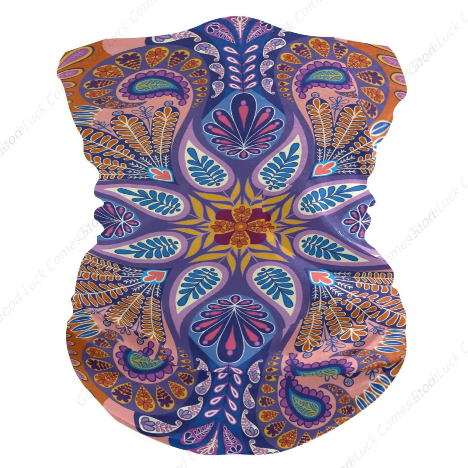 

Охлаждающая бандана на шею, маска для лица, волшебный шарф, спортивный чехол для лица для защиты от солнца, для мужчин и женщин, для рыбалки, на открытом воздухе, в стиле бохо, оранжевый