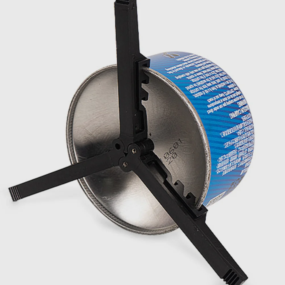 في الهواء الطلق حامل علبة الغاز طوي المحمولة التخييم خزان حامل ترايبود حامل مستقر للمشي لمسافات طويلة موقد البروبان