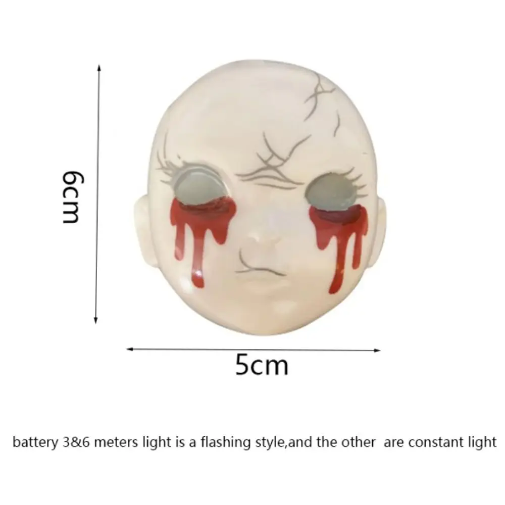 سلسلة أضواء LED على شكل دمية شبح ، تعمل بالبطارية ، تعمل بمنفذ USB ، مضيئة ، مصباح معلق ، إضاءة دافئة ، م ، 3 م ، 6 م