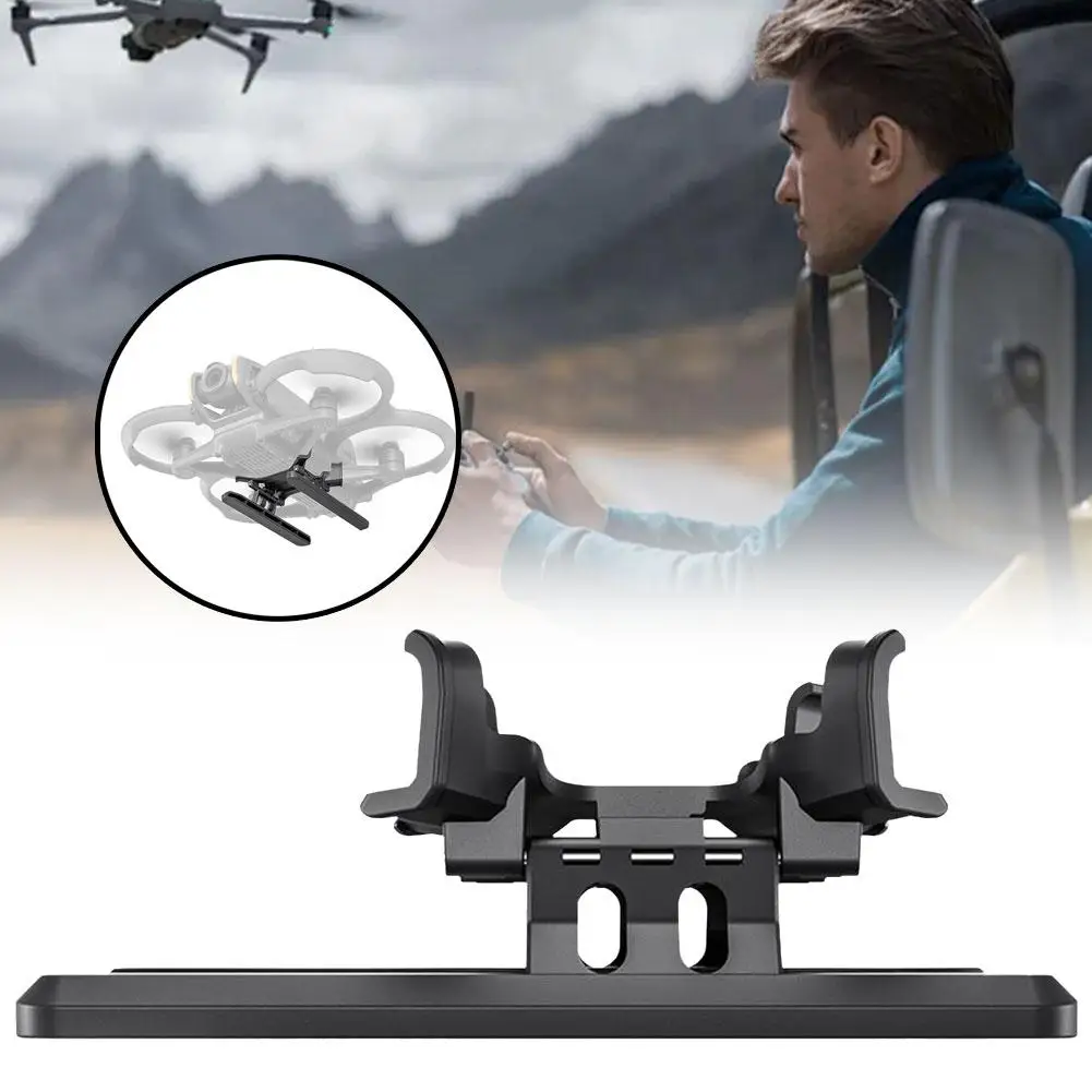 Black Suitable For DJI AVATA2 Drone Heightening Landing Gear Drone Accessories Extension Spider Legs Protective Legs Extend B5F3