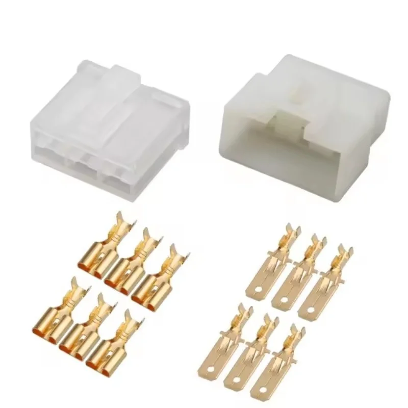 

1-20Set DJ7069-6.3-11/21 automotive Waterproof male female wire connector terminal plug 6 pin socket