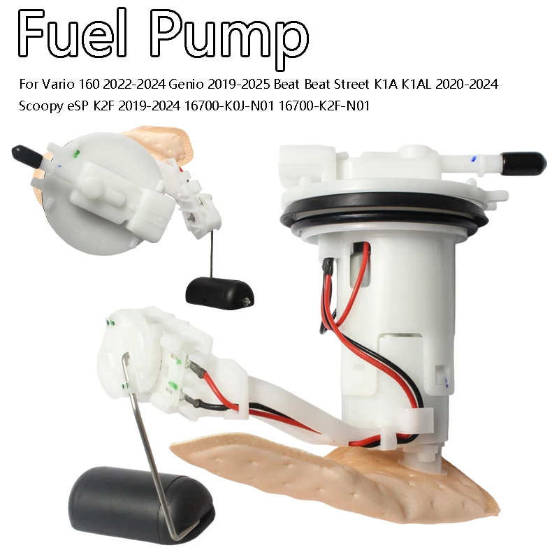 Fuel Pump Assembly For Vario 160 Genio Beat Street K1A K1AL Scoopy eSP K2F 16700-K0J-N01 16700-K2F-N01 Engine Part