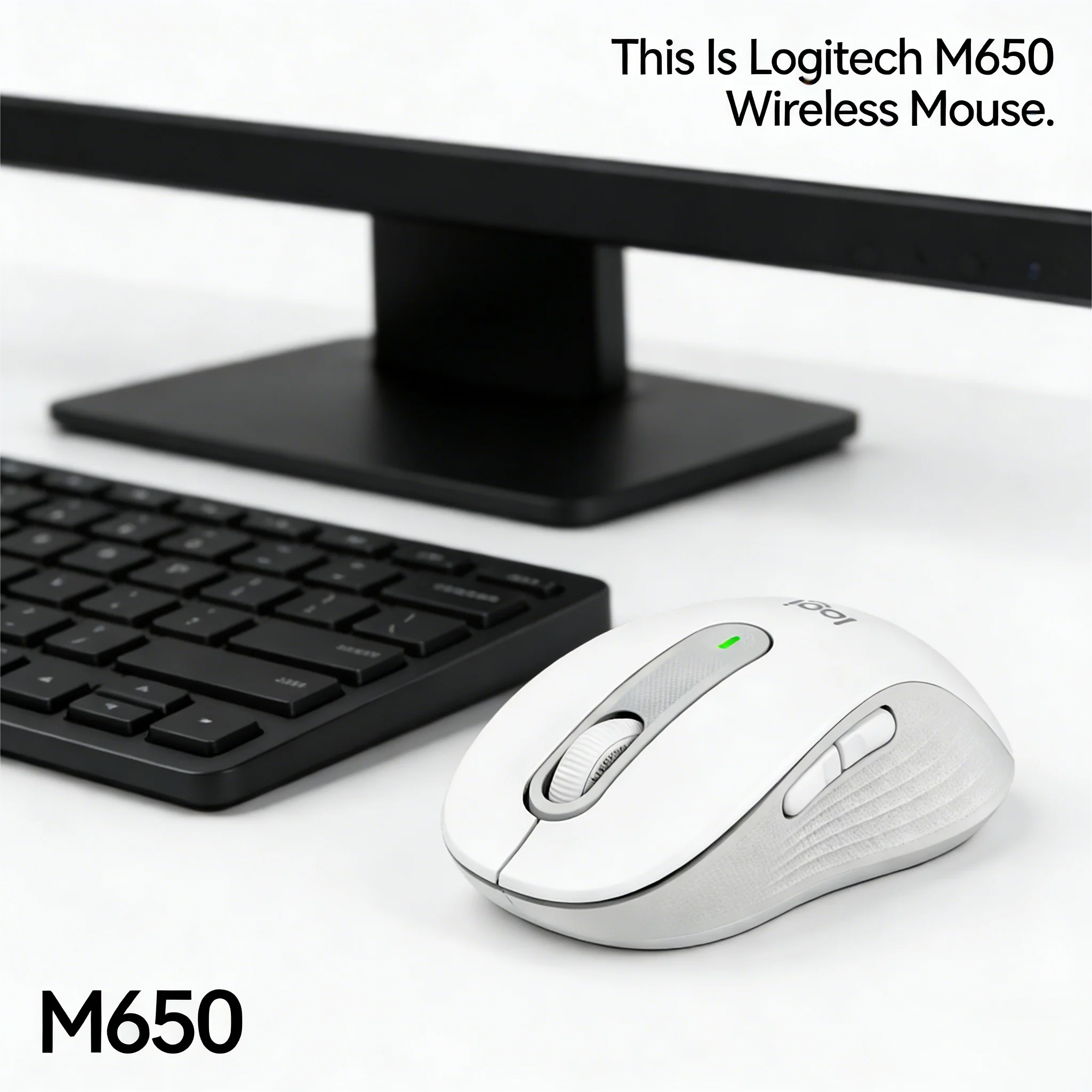 

Офисная мышь Logitech M650/M650L Smart Scroll — автоматическое переключение режимов для точной работы