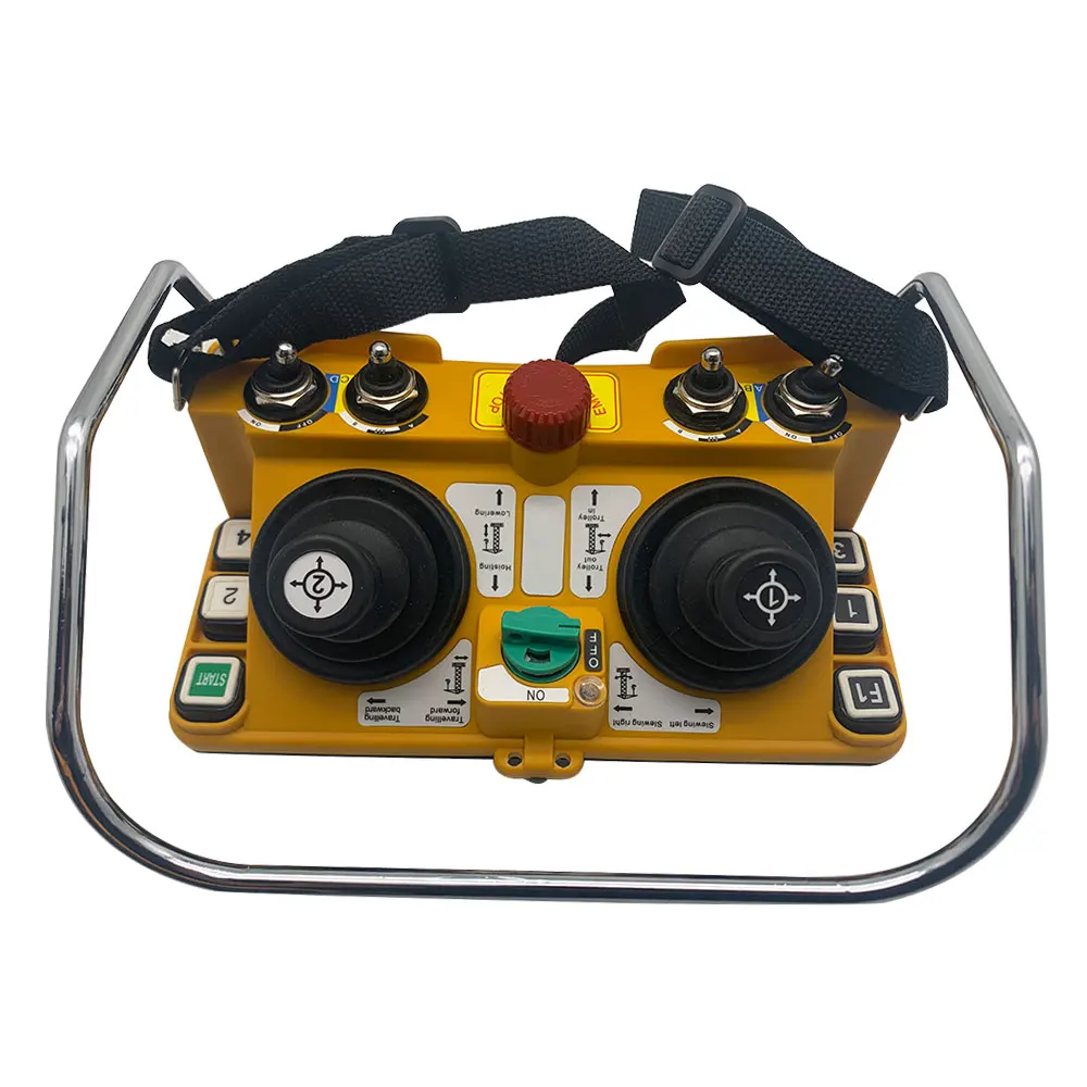 

F24-60 Industrial Wireless Joystick Control Tower Cranes 12V Waterproof Receiver Plastic Shock Resistance Radio Remote Control