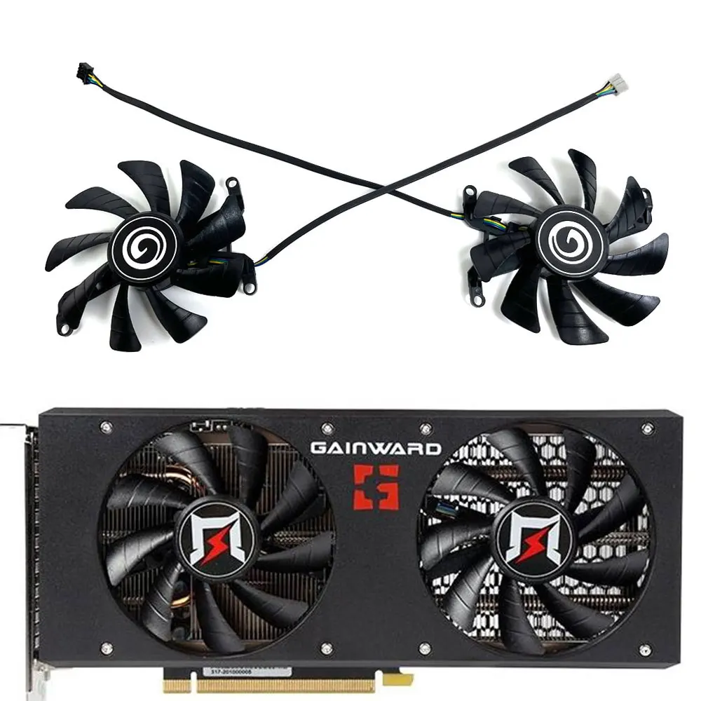 

NEW 85MM 4PIN RTX 3060、RTX 3060 TI GPU FAN，For GAINWARD RTX 3060、RTX 3060 Ti Wind Chaser EX Video card cooling fan