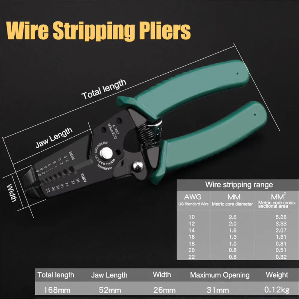 Multitool for Electricians Wire Stripper Labor Saving Plier Peeler Wire Cutter Fiber Optic Cable Picking Pliers Hand Tools