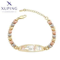 Xuping Jewelry New Trendy Religion Style Animal Shape Women's Bracelet Light Gold Color Birthday Christmas Gifts X000675777