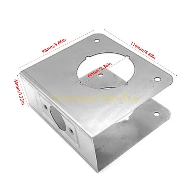L1EE Portable Home Security Door Reinforcement Plate 2 3/8Inch Backsets Sturdy Stainless Steel Materials for Extra Safety
