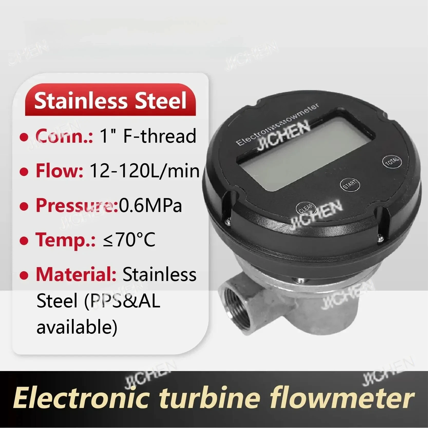 1 Inch Oval Gear Flow Meter Electronic Digital Fuel Oil Diesel Meter High Precision Liquid Counter