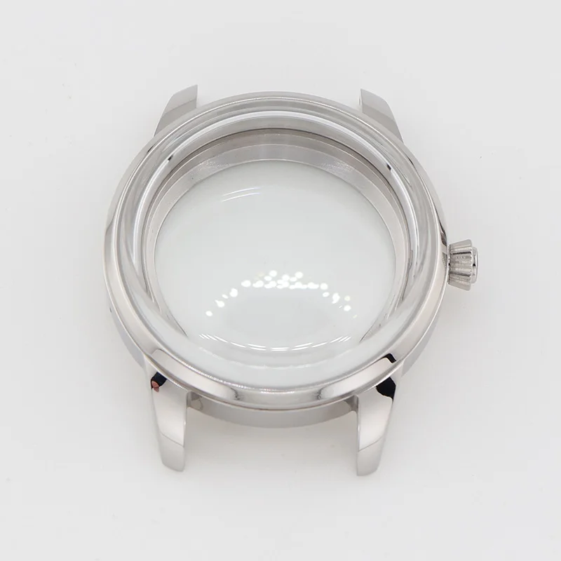 

33MM Silver Presage Cocktail Time NH35 NH38 Mechanical Watch Case for Seiko Mods Replacement Parts