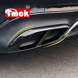 For Mercedes Benz E Class W214 CLE Coupe C236 2023 2024 2025 Car Accessories Tail Throat Muffler Exhaust Pipe Tail Cover Trim