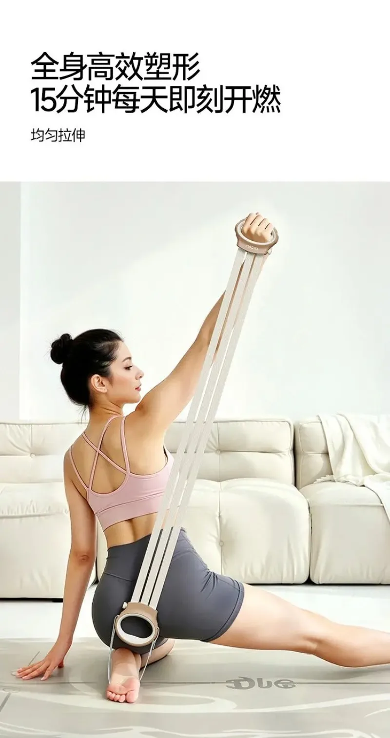 Adjustable Portable Fitness Equipment for Shoulder Stretching and Elastic Back Beauty, 3-speed Multi Functional Resistance Bands