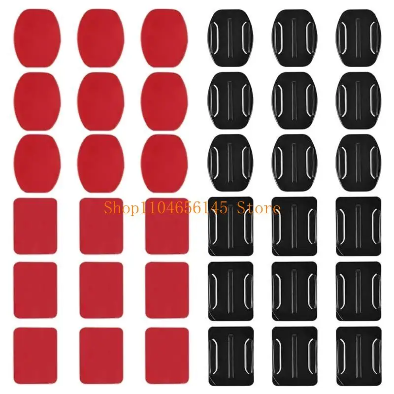 652F Adhesive Helmet Mounts Sticky Pad for 12 11 10 9 8 7 6 5 4 Action Camera