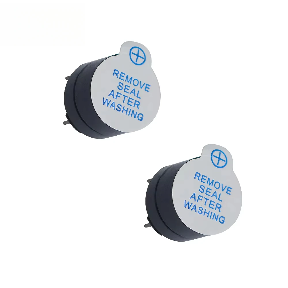 20pcs Active Buzzer 5V Magnetic Long Continous Beep Tone Alarm Ringer 12*9.5mm Mini Active Piezo Buzzers, for Arduino