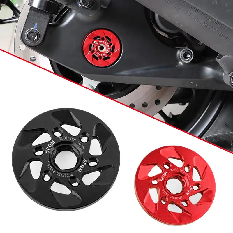 Fit For Honda ADV350 NSS350 FORZA350 ADV NSS FORZA 350 Motorcycle Rear Axle Decorative Ring Rear Axle Metal Cover Rotating Cover