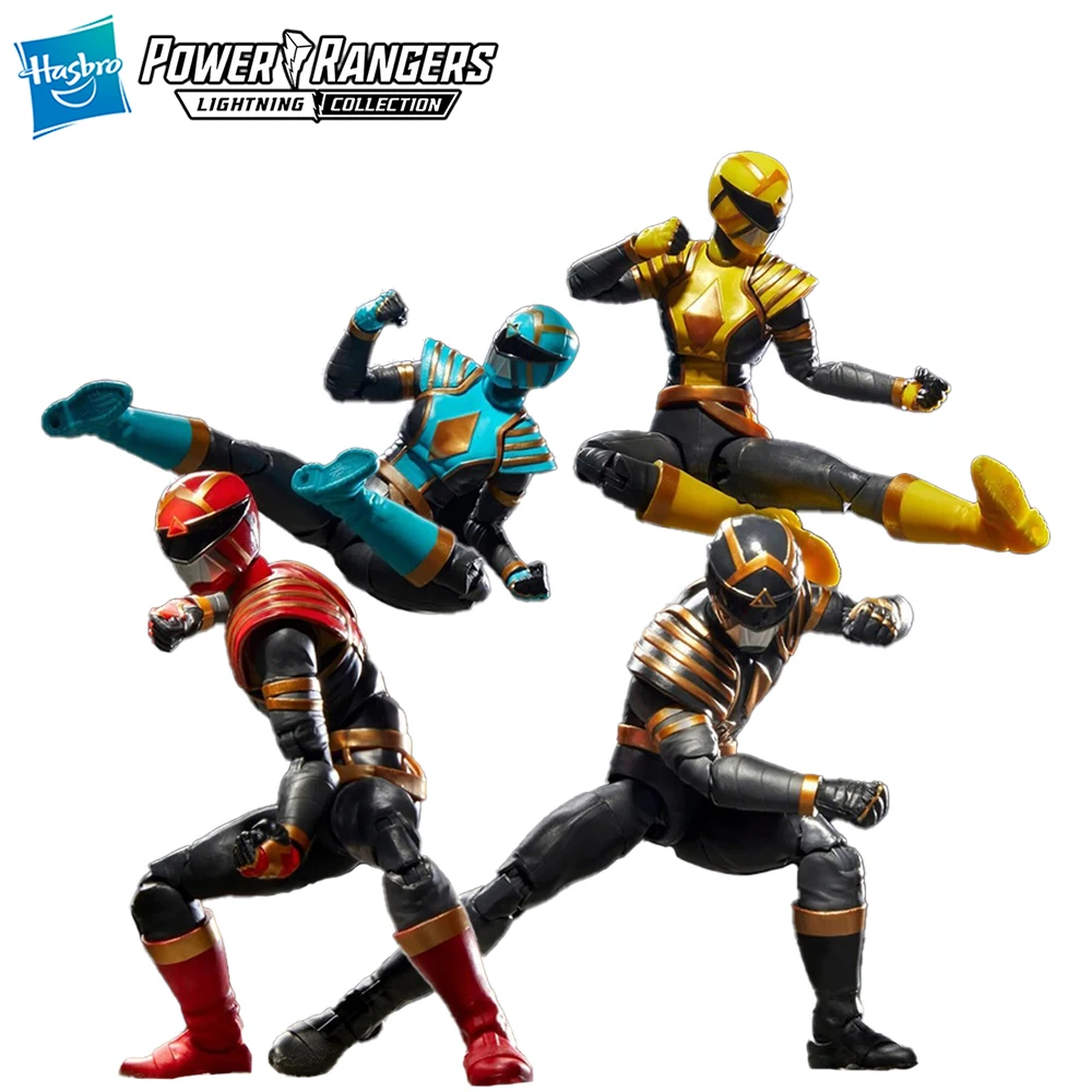 

[In-Stock] Hasbro Power Rangers Lightning Collection Omega Rangers 4-Pack-Set 15cm Exquisite Action Figure Model Ornament Toys