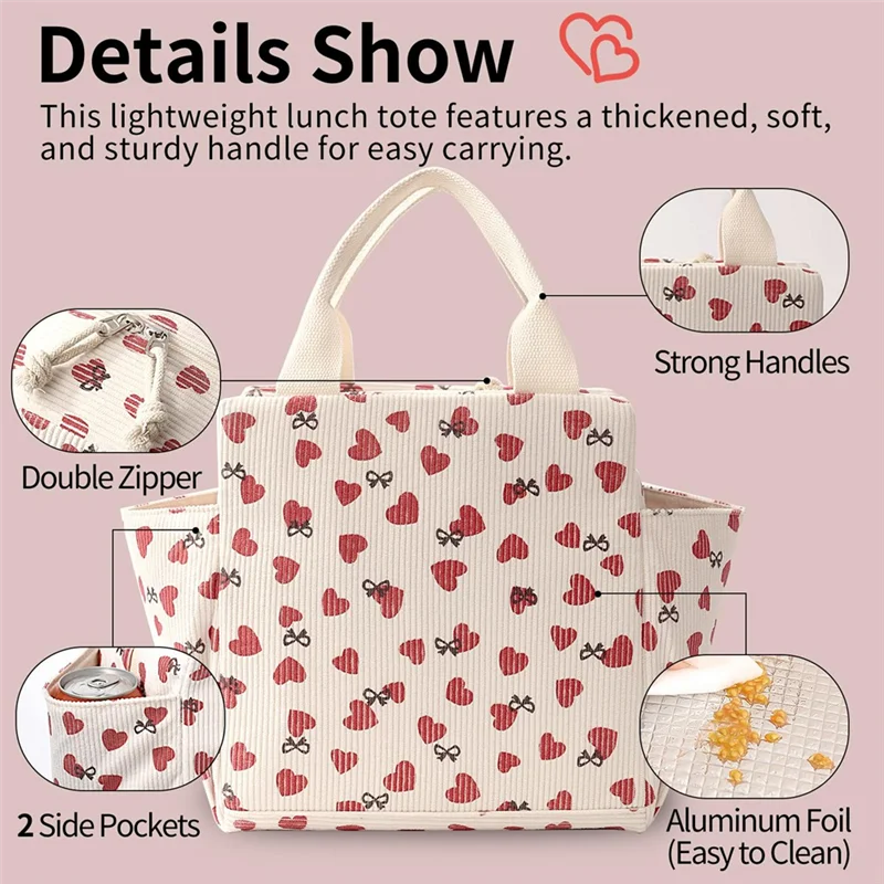 

B88B-Свельветовая сумка для обеда, термоизоляционная сумка для хранения ланча, многофункциональная детская школьная сумка-холодильник, сумка для еды для пикника