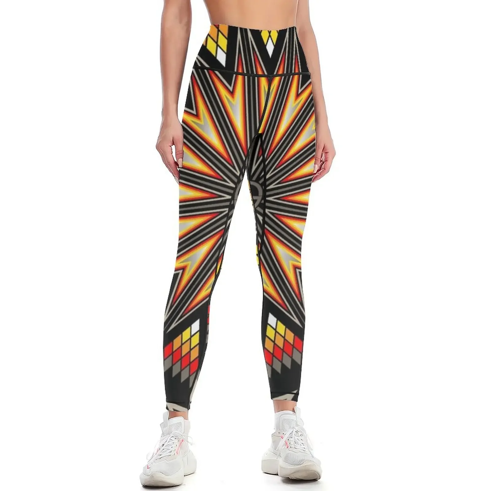 

Fire Keeper (Black) Leggings Female legging pants legging push up sporty woman gym Women's gym Womens Leggings