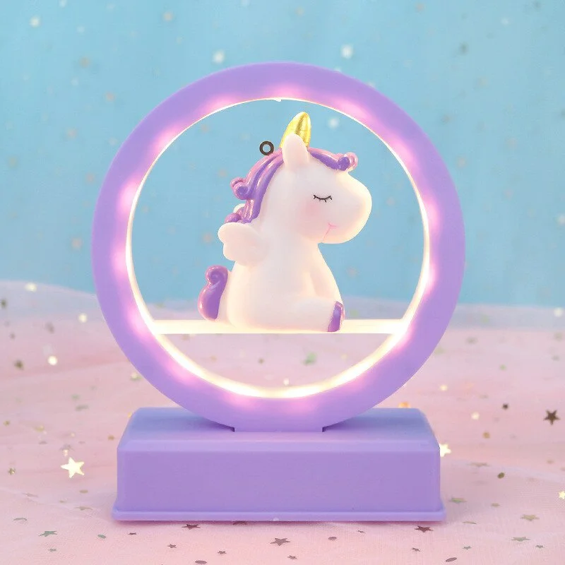 Luz de noche LED, caja de música, lámpara de noche de mesa de unicornio de música multifunción con batería, luces para niñas, regalo de cumpleaños y Navidad