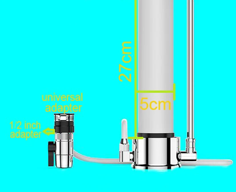 Grifo monomando de acero inoxidable de 20,5mm a 8mm, desviador macho/interruptor de junta de conector/adaptador de válvula de bola/válvula de agua de articulación