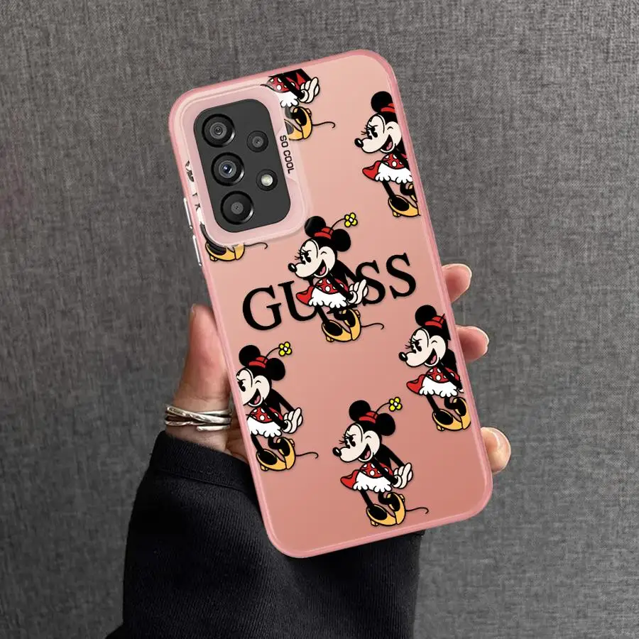 

Soft Shell Case For Samsung For Galaxy A24 A15 A25 A12 A22 A23 A16 A34 A14 A13 A32 Disney Mickey Minnie Mouse