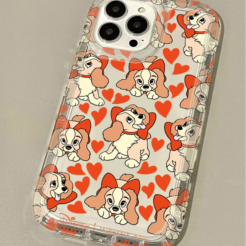 Funda de teléfono Disney Animal Mary Cat Barbara Luddy Dog para IPhone 14 16 15 13 12 11 Pro Max 7 8 Plus XR X XS Max SE 2020 funda suave