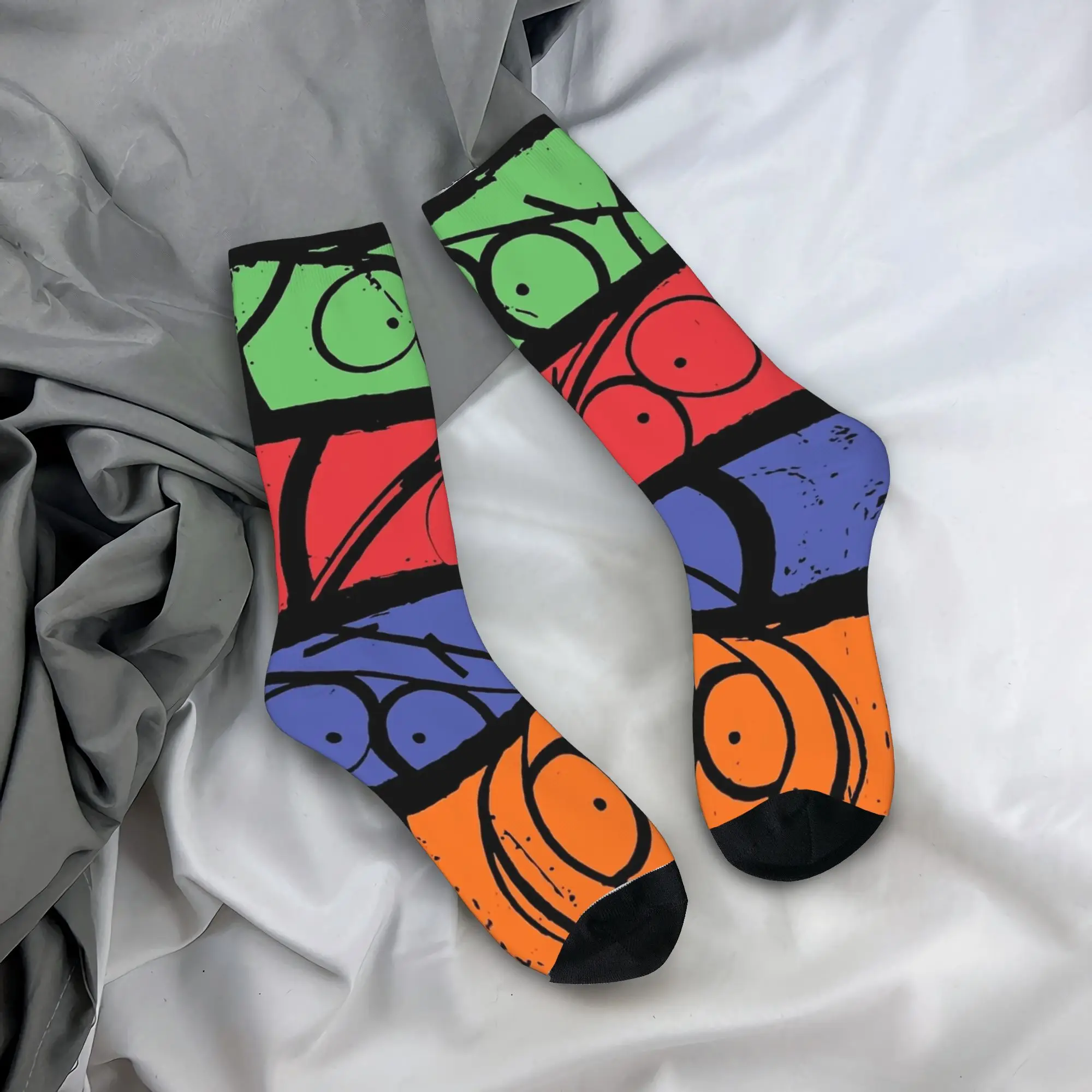 

Модные мужские носки Harajuku South-Park Minimal Faces Носки из полиэстера Спортивные женские носки Весна Лето Осень Зима
