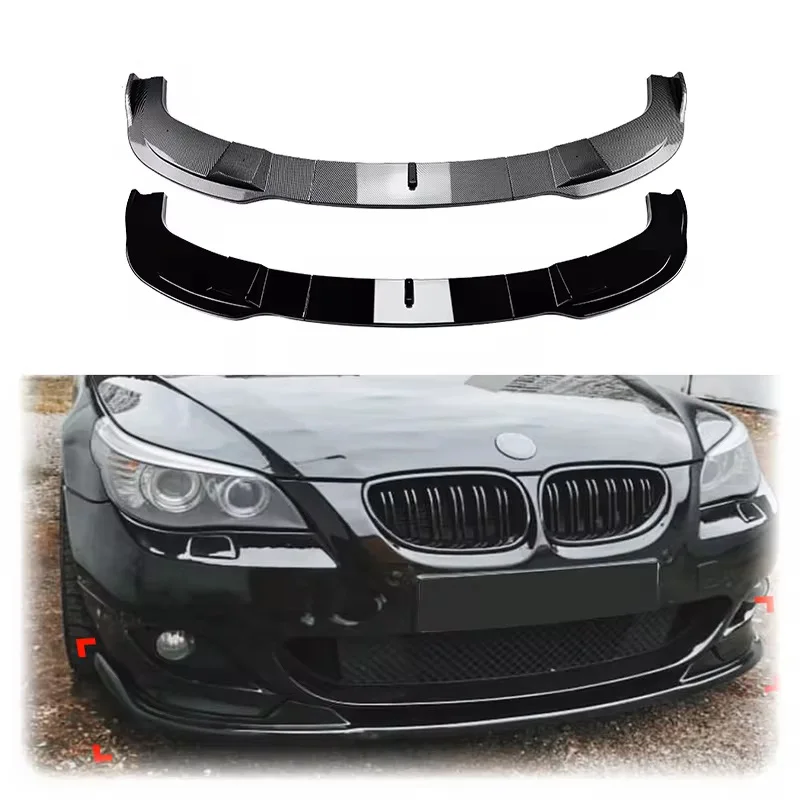 Pour BMW E60 E61 5 série 525i 530i 540i 550i M Sport 2005-2010 séparateur de pare-chocs avant de voiture diffuseur de lèvre Spoiler garde réglage