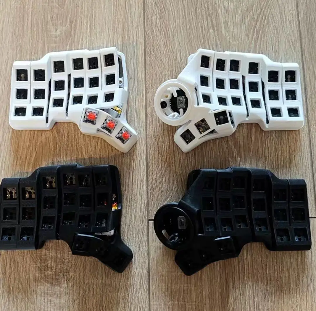 

Charybdis Mini 36 Trackball Curved Keyboard Kit Bluetooth Split Keyboard ZMK Custom Hot-swap Ergonomic Game Mechanical Keyboard