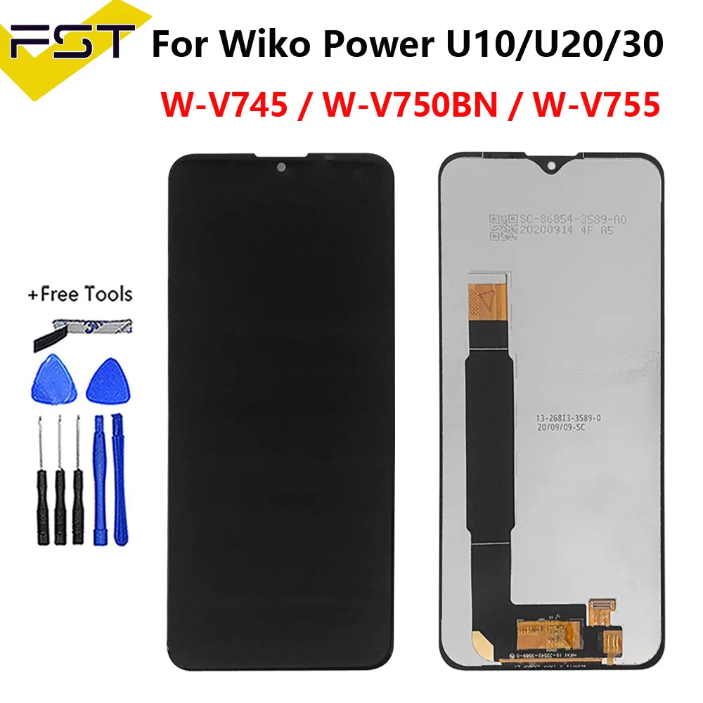 6.82\'\' Original For Wiko Power U10 U20 U30 LCD Display Screen Touch Panel Digitizer For Wiko U10 LCD U20 LCD Screen U30 Display