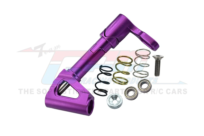 ALUMINIOWY STOJAK KIEROWNICZY GPM Z PRĘGAMI I ŁOŻYSKAMI DO MOTOCYKLA KYOSHO 1/8 NSR500