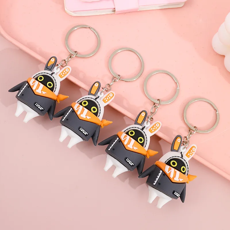 

Zenless Zone Zero Cosplay Eous Bangboo Sharkboo Keychain Pendant Ornament 3D Figures Anime Cartoon Key Rings Xmas Birthday Gifts