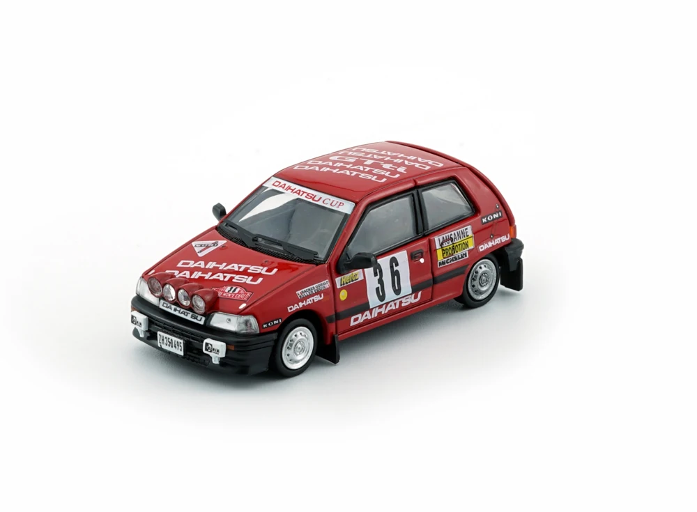 Nouveau BMC 1 64 Daihatsu Charade Rallye 1988 gagnant moulé sous pression alliage jouet voitures modèle de Simulation pour cadeau de Collection