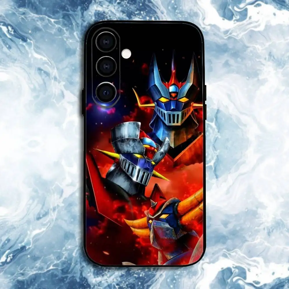 Etui na telefon UFO Robot Goldoraks do Samsung Galaxy A73, A72, A71, A70, A53, A52, A51, inne, miękka czarna obudowa