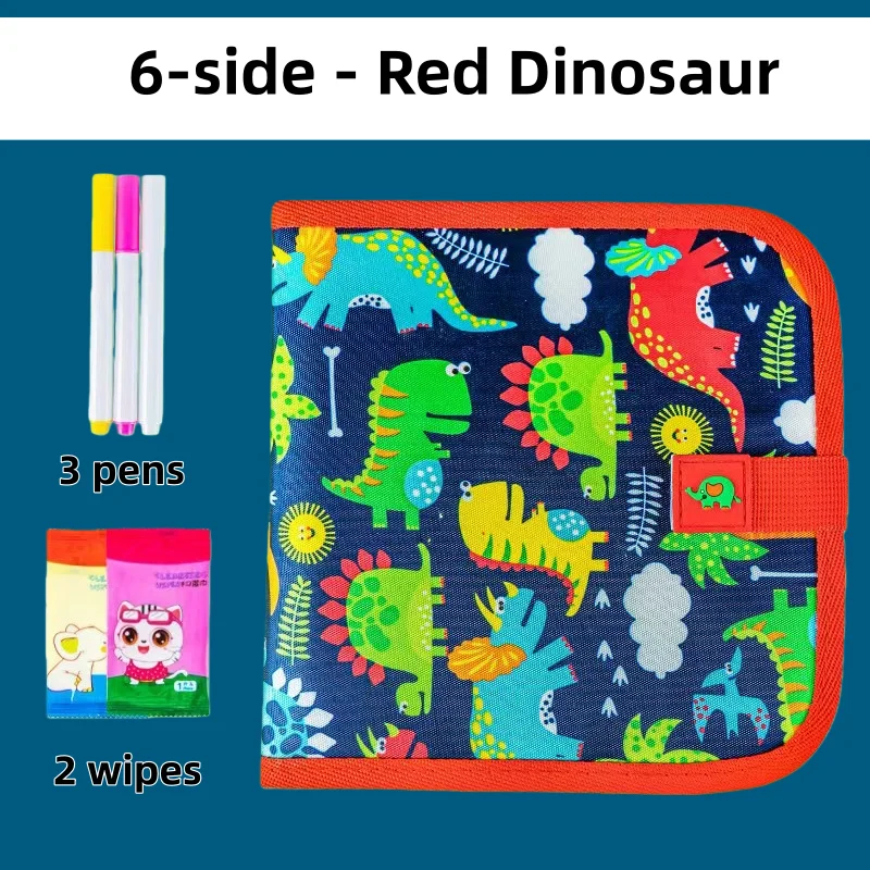 กระดานวาดภาพสำหรับเด็ก, กระดานดำขนาดเล็กสำหรับเขียนแบบกราฟฟิตี, กระดานเขียน, สมุดวาดภาพแบบพกพาสำหรับใช้ในบ้านที่ลบได้ด้วยน้ำ