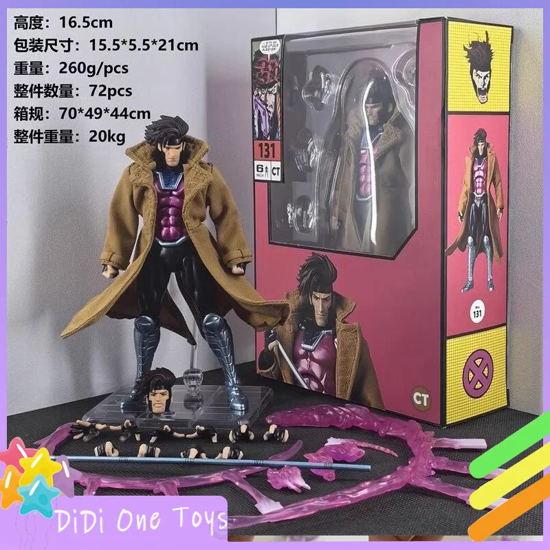 

Hot-New Ct Toys Gambit Figure Mafex 131 X-Men Wolverine SHF Anime Action Figure Figurine Statue Model Customized Gifts Kids Toys