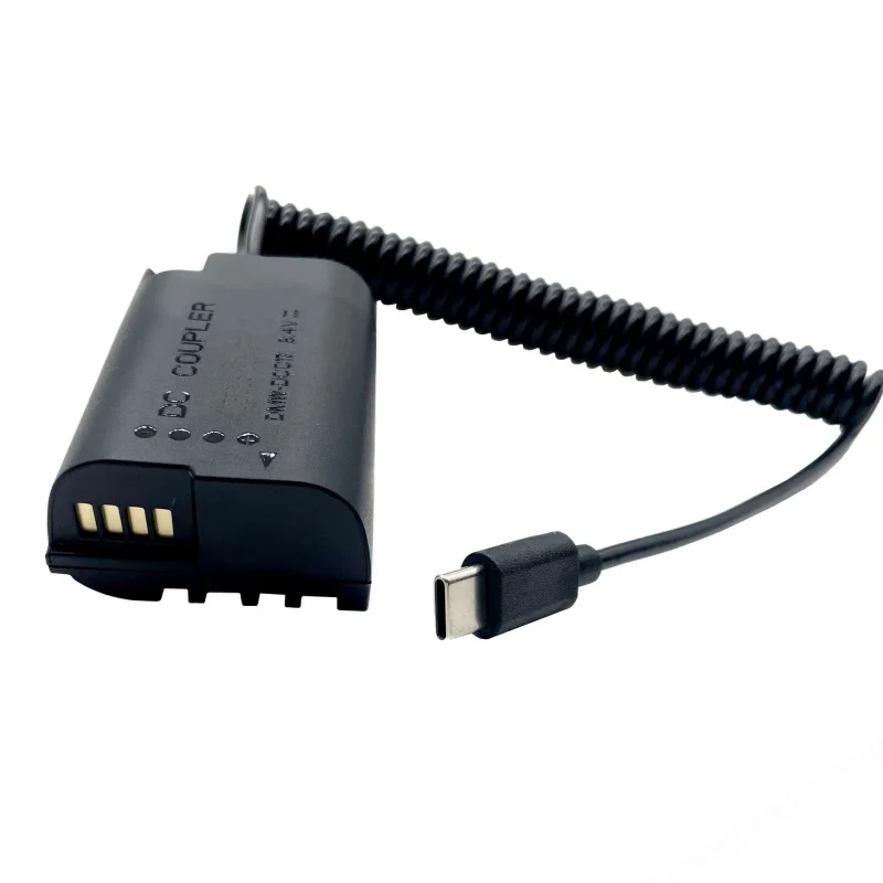 USB-C DMW-DCC17 DMW-BLK22 Dummy แบตเตอรี่ PD 20W Power Adapter สําหรับ Panasonic Lumix G9 DC-S5K DC-S5 GH5S GH5 II GH6 กล้องชาร์จ