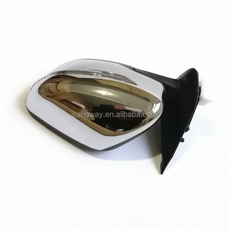 Chrome safety Car Mirror side door mirrors with lamp rearview door mirror accessories body parts for Nissan Navara NP