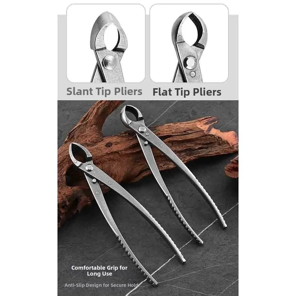 Hand Pruner Stainless Steel Bonsai Tools Anti-slip Portable Ball Joint Shears Multifunctional 21cm Tree Pruner Flower Pruning