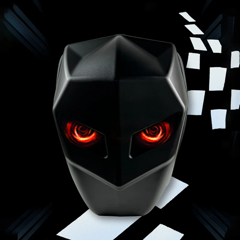 

Популярный модный мужской светодиодный рыцарский рюкзак, черный водонепроницаемый жесткий корпус, мотоциклетные седельные сумки с дисплеем «сделай сам», состояние для глаз, новинка