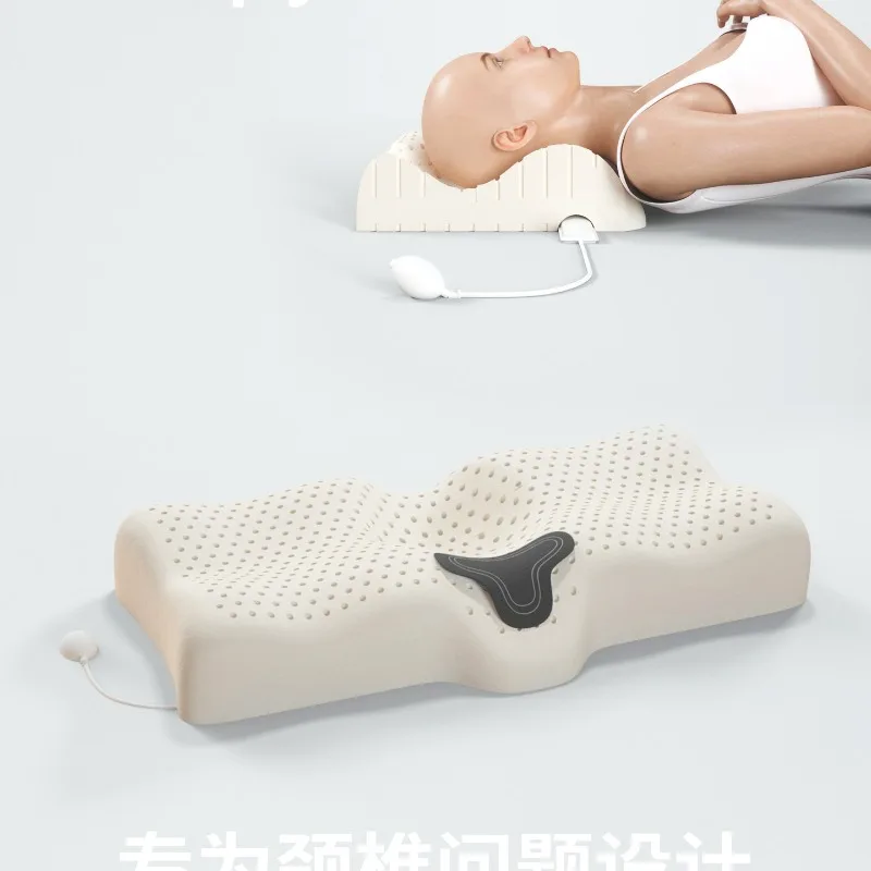 Thai latex pillow cervical spine pillow, high and low pillow natural rubber pillow