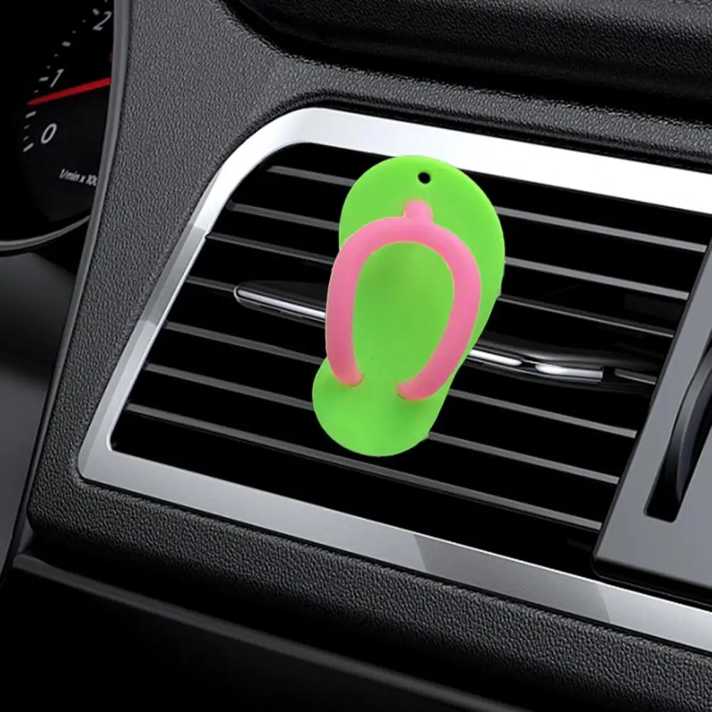 Car Air Freshener  Practical Creative Fragrance  Flip Flops Shape Car Aromatherapy Diffuser Clip Car Supplies