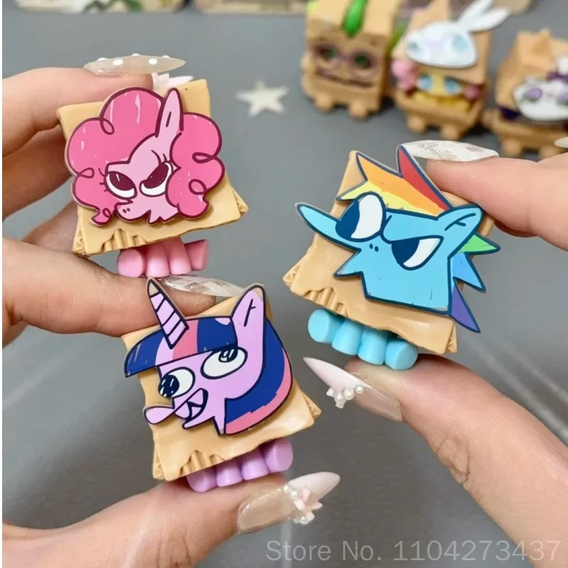 

Kayou My Little Pony Series Kadder Mini Figure Vol 2 Blind Box Pony Box Play Adventure Trip Desktop Toy Decoration Festival Gift