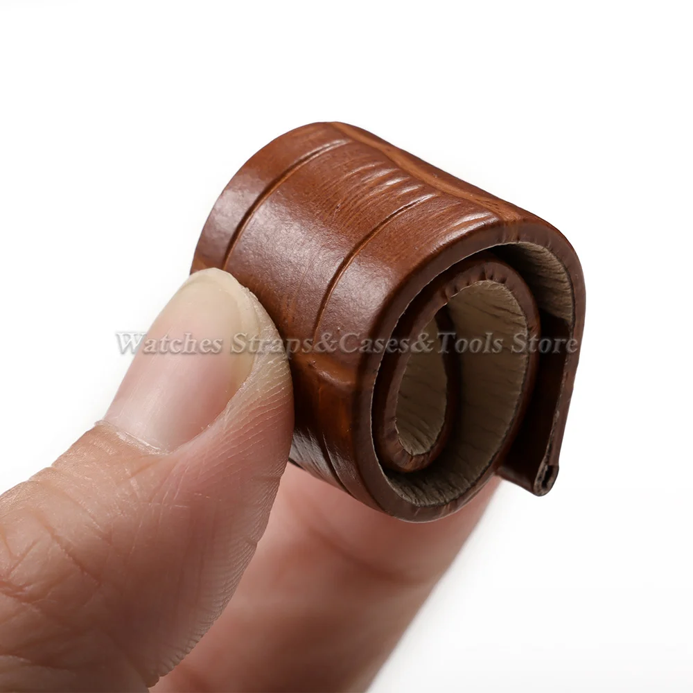 12mm 14mm 16mm 18mm 20mm 22mm Weiches Lederarmband für Seiko für Omega Uhrenarmbänder Krokodilmuster Armband Wasserdichtes Armband – Detail 8