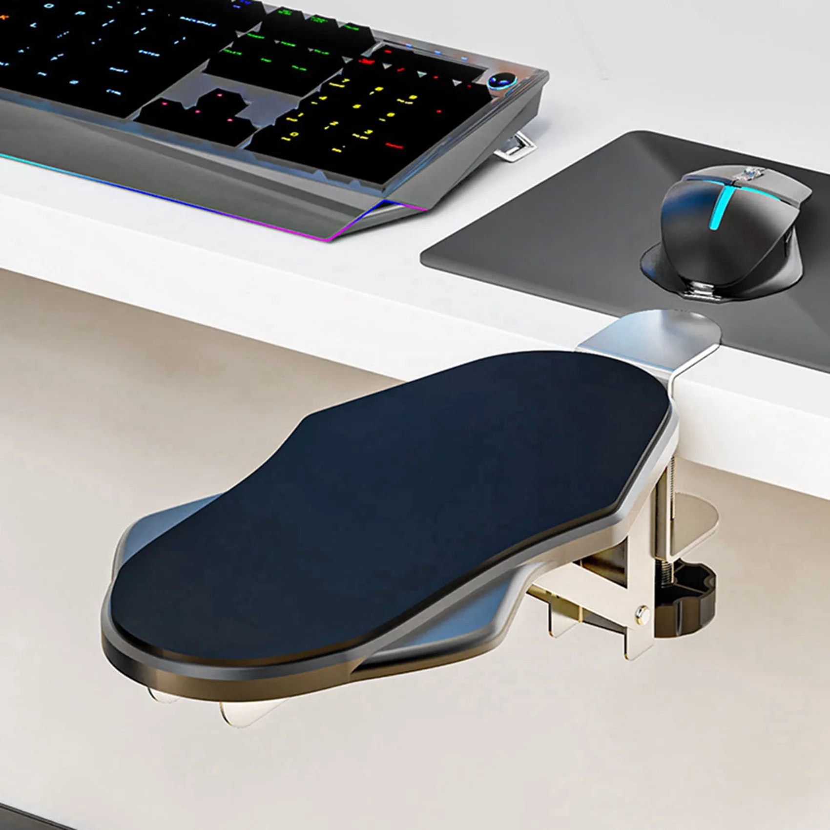 Superior-2X Armrest Pad Desk Computer Table Support Mouse Wrist Rest Desktop Extension Hand Shoulder Protect
