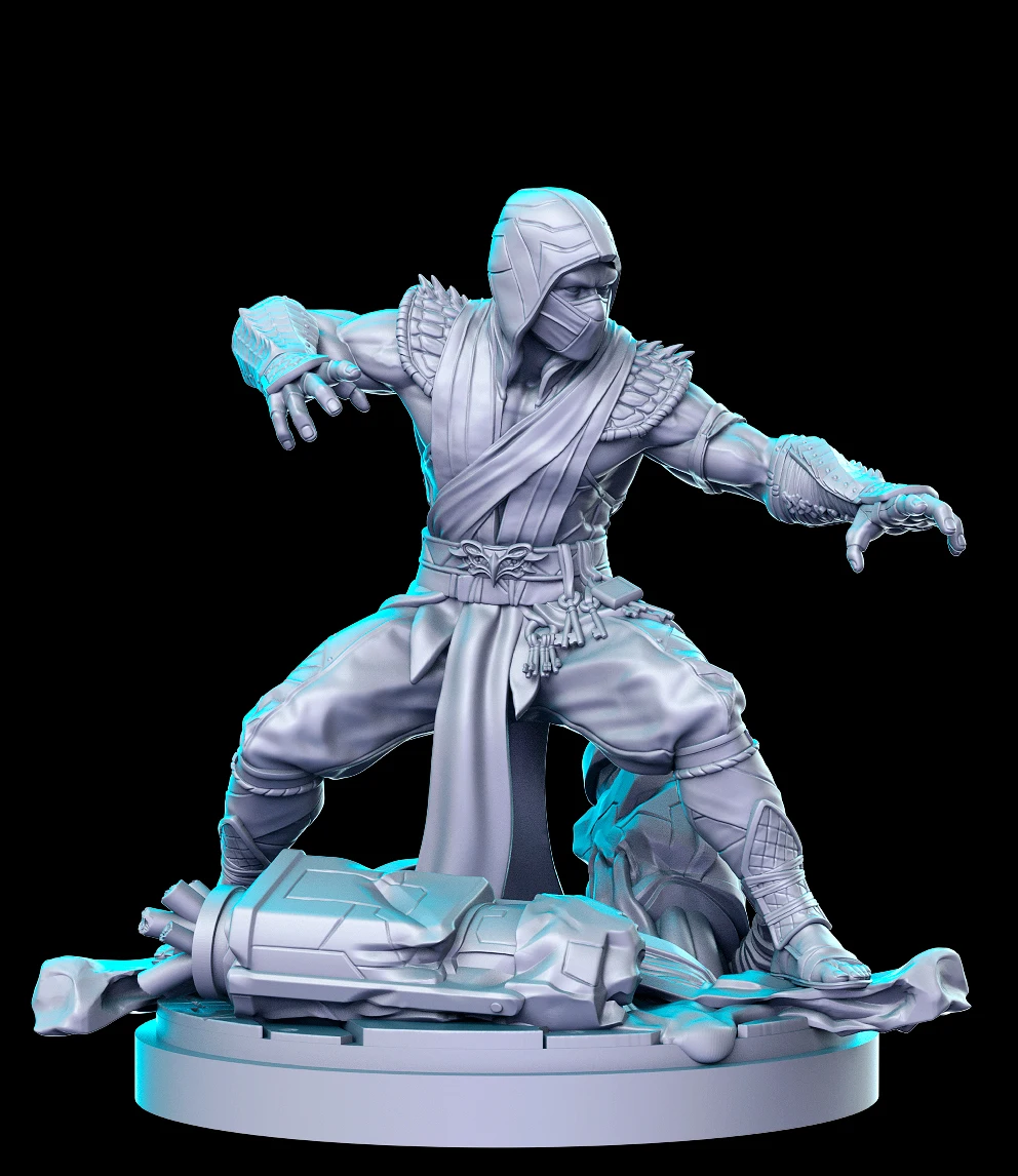 

1/35 3D Print Resin Model Statue Reptile Warrior Resin Unpainted Model Kit Unassembled Gk Miniatures Figures Tabletop Toys