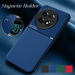 Rugged Protective Cover For OnePlus 13 One Plus 13R Case Built-in Car Magnetic Holder Phone Coque Fundas