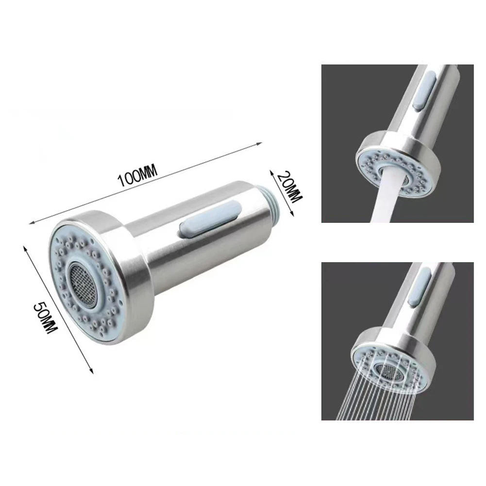 2 Modes Water Faucet Bubbler Pull Out Spray Head Faucet Kitchen Sink Basin Mixer Tap Replacement Sprinkler Kitchen Accessories - view 4