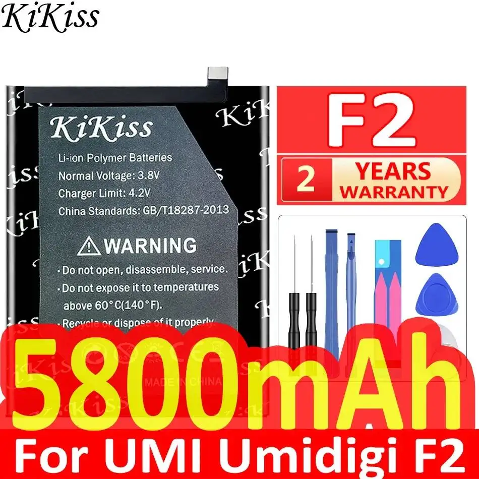 

High Capacity Premium Replacement For Umidigi Umi F2 Mobile Phone Battery 5800mAh