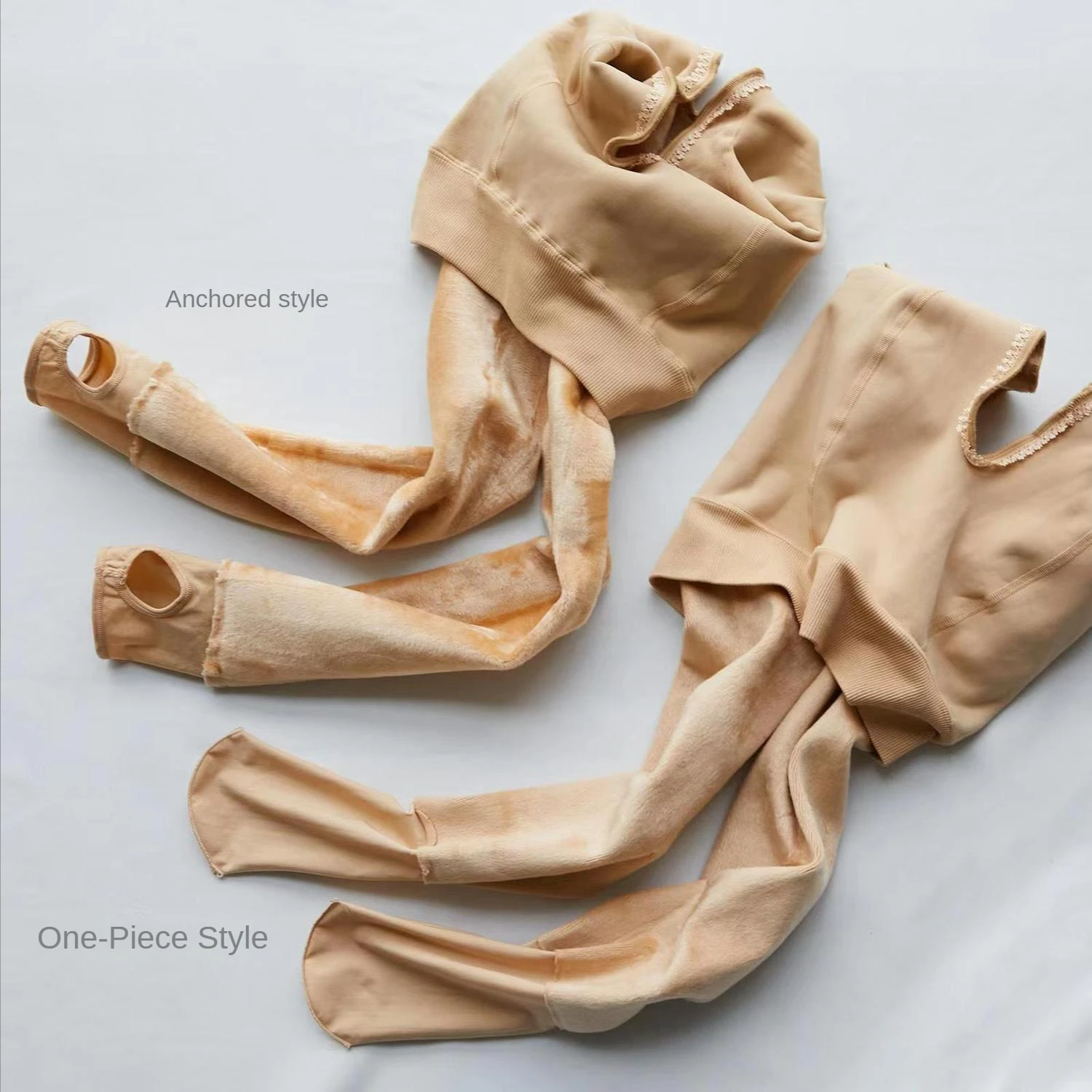 Winter Warm Panty-Hose Adult Open Crotch Socks Female Thick Pantyhose Step-on Basic Stocking Outdoor Convenient Toilet Plue Size